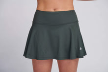 Load image into Gallery viewer, navy green tennis skirt