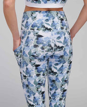 Load image into Gallery viewer, Abstract Floral Navy &amp; Sage
